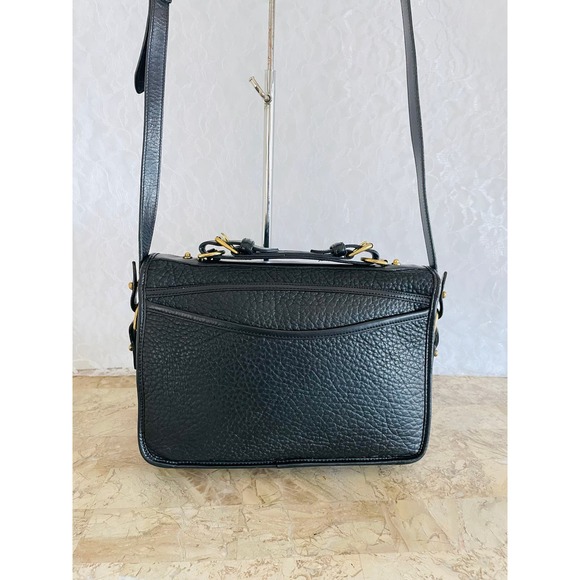Dooney AND Bourke Equestrian black color small messenger crossbody/shoulder bag - Picture 2 of 10